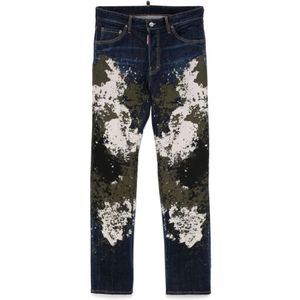 Dsquared2, Heren, Jeans, Veelkleurig, Maat: S