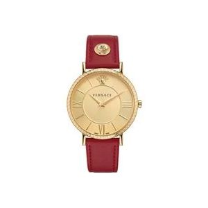 Versace Eternal Siliconen Horloge Rood Goud , Yellow , Dames , Maat: ONE Size