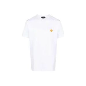 Versace Witte T-shirts en Polos , White , Heren , Maat: M