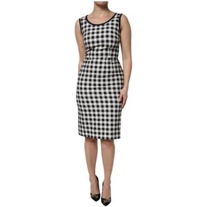Dolce & Gabbana - Mouwloze Sheath Jurk - Veelkleurig - 100% Katoen
