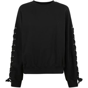 Rotate Birger Christensen, Dames, Sweatshirts & Hoodies, Zwart, Maat: S Katoen,