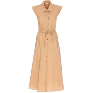 Liu Jo, Dames, Jurken, Beige, Maat: M