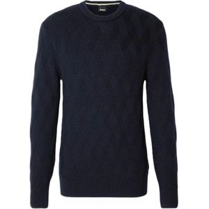 Boss, Heren, Truien, Blauw, Maat: L