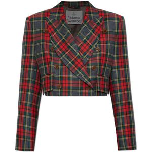 Vivienne Westwood, Dames, Jassen, Rood, Maat: XS Wol,