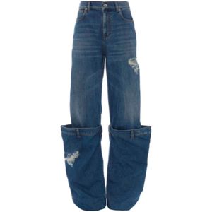 JW Anderson, Heren, Jeans, Blauw, Maat: W26