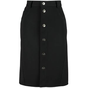 Bottega Veneta, Dames, Rokken, Zwart, Maat: XS Wol,