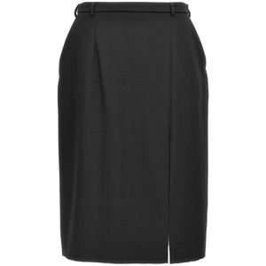 Dolce & Gabbana, Dames, Rokken, Zwart, Maat: L Wol,