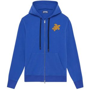 Vilebrequin, Heren, Sweatshirts & Hoodies, Blauw, Maat: M Katoen,