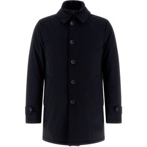 Herno, Heren, Mantels, Blauw, Maat: S