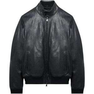 Roy Roger's, Heren, Jassen, Zwart, Maat: XL Leer,