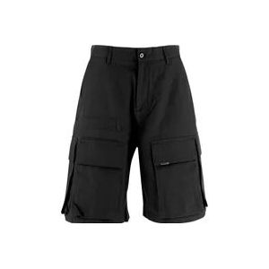 Represent Katoenen Bermuda Shorts , Black , Heren , Maat: S