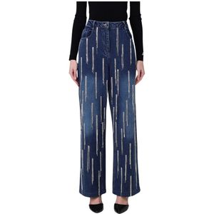 Patrizia Pepe - Jeans - Dames - Blauw - Denim - Klassieke Denim Jeans voor dagelijks gebruik