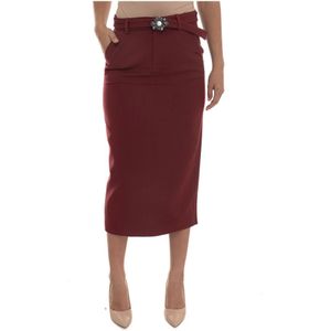 Liu Jo, Dames, Rokken, Rood, Maat: M Viscose,