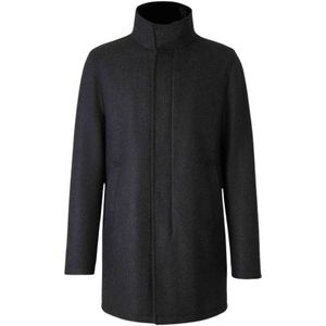Herno, Heren, Mantels, Zwart, Maat: M Wol,