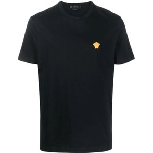 Versace, Heren, Tops, Zwart, Maat: M