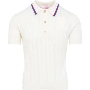 Valentino, Heren, Tops, Wit, Maat: XL Katoen,