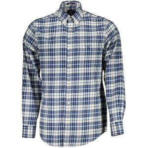 Gant, Heren, Overhemden, Veelkleurig, Maat: S Katoen,