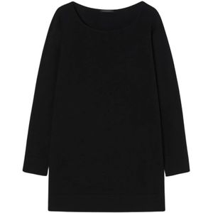 Marina Rinaldi, Dames, Truien, Zwart, Maat: S Wol,