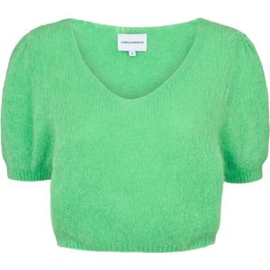 Americandreams, Dames, Truien, Groen, Maat: S Wol,