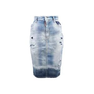 Dsquared2 Jeans Rok , Blue , Dames , Maat: 2XS