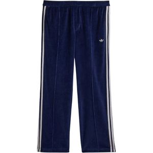 Adidas, Dames, Broeken, Blauw, Maat: S Velours,