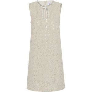 Saint Tropez, Dames, Jurken, Grijs, Maat: S