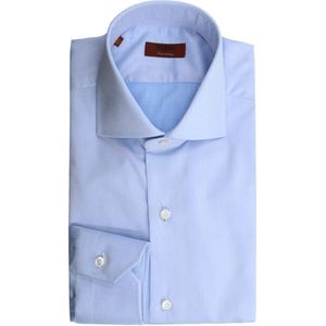 Barba, Heren, Overhemden, Blauw, Maat: 2XL Katoen,