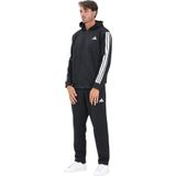 adidas - 3 Stripes - Trainingspak - Zwart - Heren - Fleece