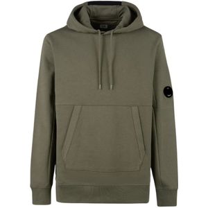 C.p. Company, Heren, Sweatshirts & Hoodies, Groen, Maat: 2XL Fleece,