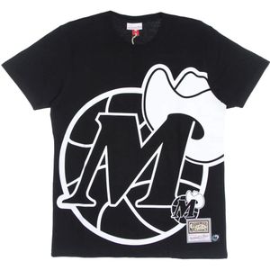 Mitchell & Ness, Heren, Tops, Zwart, Maat: M Katoen,