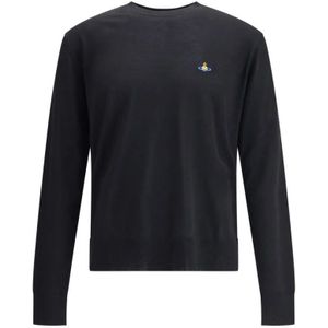 Vivienne Westwood, Heren, Sweatshirts & Hoodies, Zwart, Maat: M Wol,