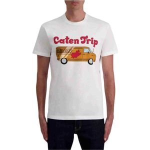 Dsquared2, Heren, Tops, Wit, Maat: M