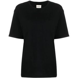 Khaite, Dames, Tops, Zwart, Maat: M Katoen,