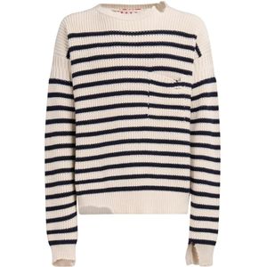 Marni, Heren, Truien, Beige, Maat: S Katoen,