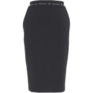 Elisabetta Franchi, Dames, Rokken, Zwart, Maat: 2XL