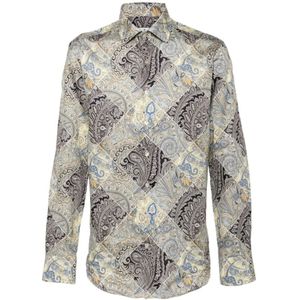Etro, Heren, Overhemden, Veelkleurig, Maat: 3XS Katoen,