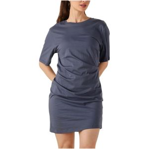 Modström, Dames, Jurken, Blauw, Maat: S Denim,