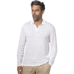 Gran Sasso, Heren, Tops, Wit, Maat: 2XL Linnen,