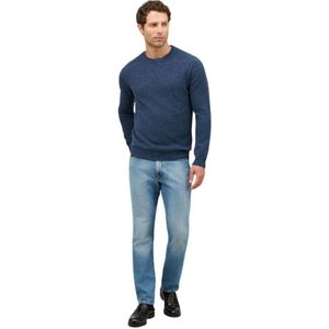 Boglioli, Heren, Truien, Blauw, Maat: L Wol,