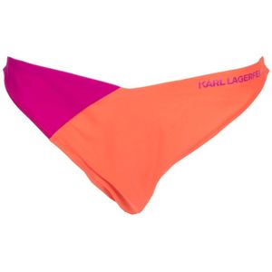 Karl Lagerfeld, Dames, Badkleding, Oranje, Maat: S Polyamide,