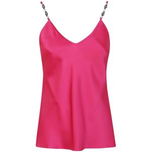 Max Mara Studio, Dames, Tops, Roze, Maat: S Satijn,