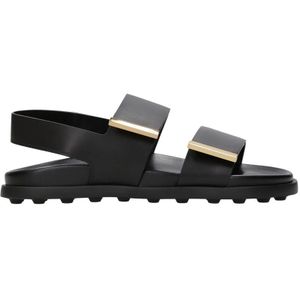 Tod's, Dames, Schoenen, Zwart, Maat: 37 EU Leer,