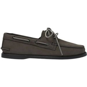 Scarosso, Heren, Schoenen, Grijs, Maat: 40 EU Leer,