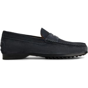 Tod's Leren Loafer Schoen , Blue , Heren , Maat: 45 EU