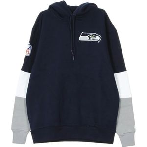 New Era, Heren, Sweatshirts & Hoodies, Blauw, Maat: XL