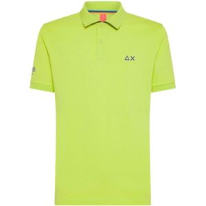 Sun68, Heren, Tops, Groen, Maat: S Katoen,