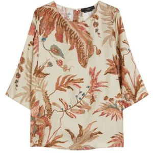 Weekend, Dames, Blouses & Shirts, Veelkleurig, Maat: L Zijde,