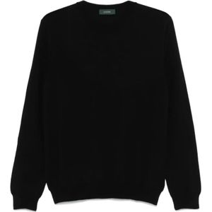 Zanone, Heren, Truien, Zwart, Maat: 3XL