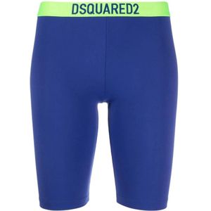 Dsquared2, Dames, Sport, Blauw, Maat: S Nylon,