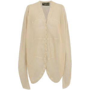 Cortana, Dames, Blouses & Shirts, Beige, Maat: S